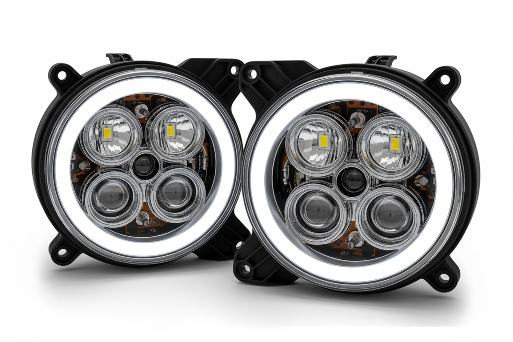 jeep wrangler led headlights