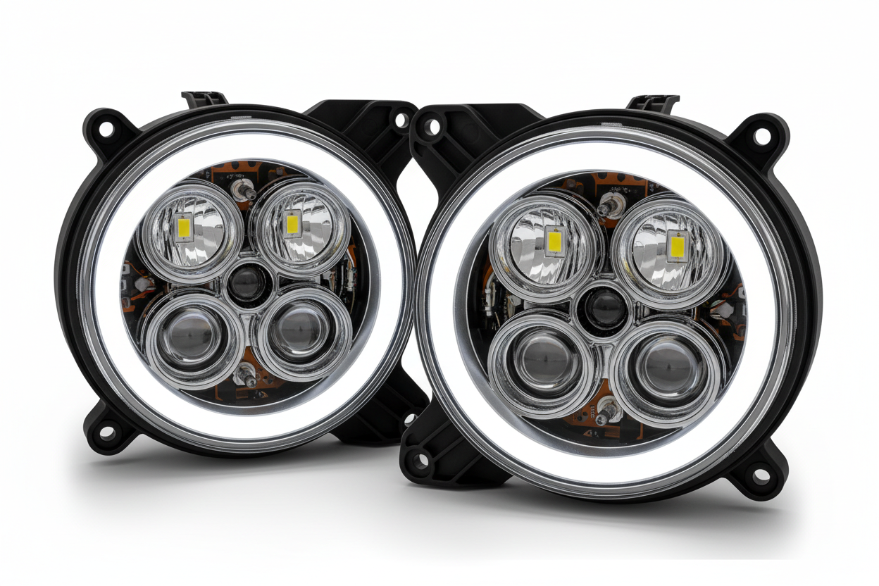 jeep wrangler led headlights